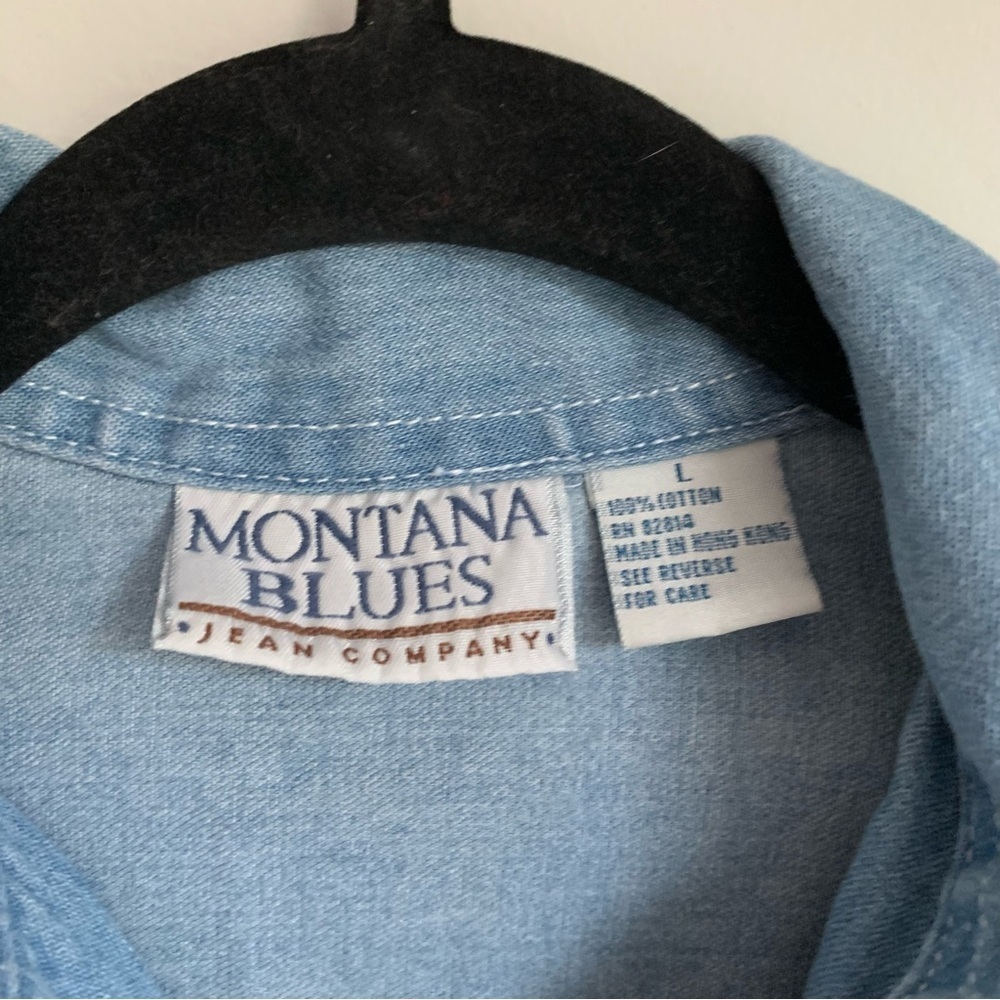 Denim Zip-Up Jacket - Picture 5 of 6